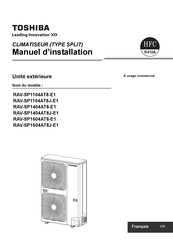 Toshiba RAV-SP1604AT8-E1 Manuel D'installation