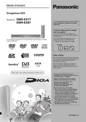 Panasonic DMR-EX77 Mode D'emploi
