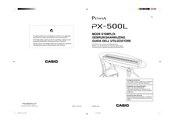 Casio Privia PX-500L Mode D'emploi