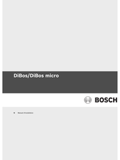 Bosch DiBos Manuel D'installation