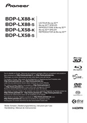 Pioneer BDP-LX58-S Mode D'emploi