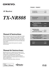 Onkyo TX-NR808 Manuel D'instructions