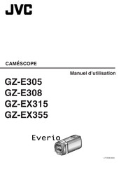 JVC Everio GZ-EX315 Manuel D'utilisation