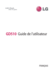 LG GD510 Guide De L'utilisateur