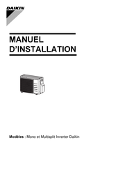 Daikin Multisplit Manuel D'installation