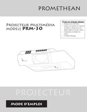 promethean PRM-30 Mode D'emploi