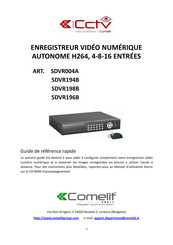 Comelit SDVR194B Manuel D'utilisation