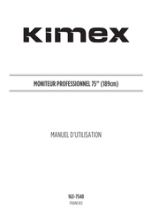 Kimex 163-7540 Manuel D'utilisation