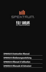 Spektrum Fat Shark Focal V2 Manuel D'utilisation