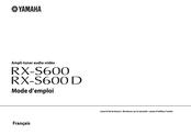 Yamaha RX-S600 D Mode D'emploi