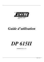 Nicols DP 615II Guide D'utilisation