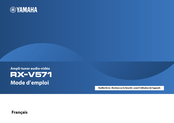 Yamaha RX-V571 Mode D'emploi