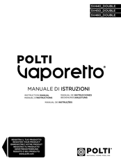 POLTI VAPORETTO SV460 DOUBLE Manuel D'instructions