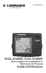 Lowrance X136DF Guide D'utilisation