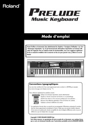 Roland Prelude Mode D'emploi