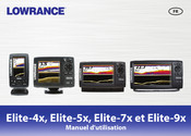Lowrance Elite-5x Manuel D'utilisation