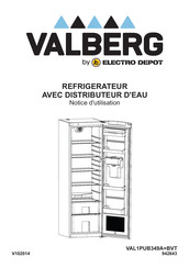 Electro Depot VALBERG VAL1PUB349A+BVT Notice D'utilisation