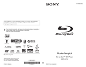 Sony BDP-S770 Mode D'emploi