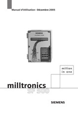 Siemens milltronics SF500 Manuel D'utilisation