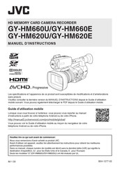 JVC GY-HM660U Manuel D'instructions