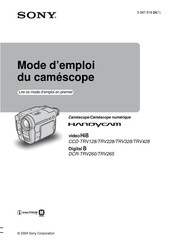 Sony HANDYCAM Digital 8 DCR-TRV265 Mode D'emploi