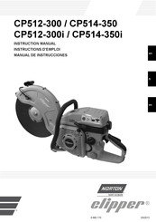 Norton Clipper CP514-350 Instructions D'emploi