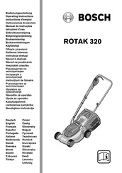 Bosch ROTAK 320 Instructions D'emploi