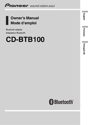 Pioneer CD-BTB100 Mode D'emploi