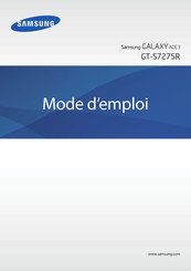 Samsung GT-S7275R Mode D'emploi