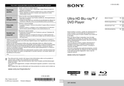 Sony UBP-X800M2 Mode D'emploi