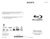 Sony BDP-S383 Mode D'emploi