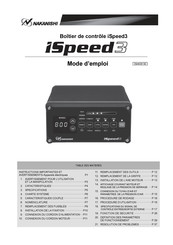 Nakanishi iSpeed3 Mode D'emploi