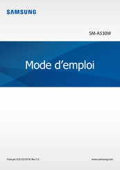 Samsung SM-A530W Mode D'emploi
