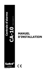 Satel CA-10 Manuel D'installation