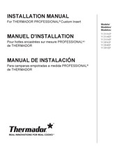 Thermador Professional VCIN Serie Manuel D'installation