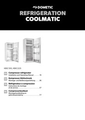 Dometic Waeco CoolMatic HDC225 Instructions De Montage Et De Service