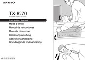 Onkyo TX-8270 Mode D'emploi