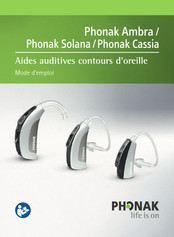 Phonak Solana microP Mode D'emploi