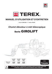 Terex GIROLIFT 5022 Manuel D'utilisation Et D'entretien