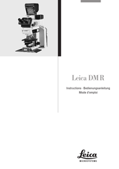 Leica DM R Serie Mode D'emploi