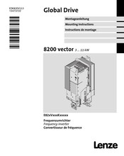 Lenze 8200 vector Instructions De Montage