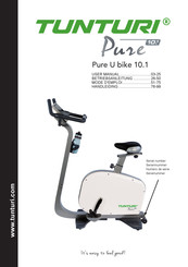 Tunturi Pure U bike 10.1 Mode D'emploi