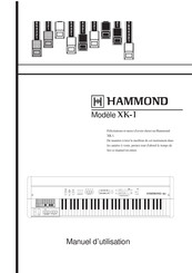 Hammond XK-1 Manuel D'utilisation