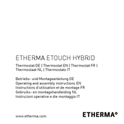 Etherma Etouch Hybrid Instructions D'utilisation Et De Montage