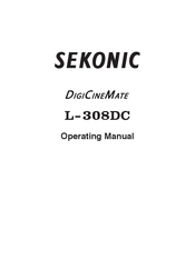 Sekonic L-308DC DigiCineMate Mode D'emploi