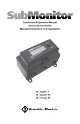 Franklin Electric SubMonitor Manuel D'installation Et D'exploitation