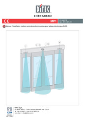 DITEC Entrematic MP1 Manuel D'installation