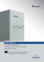 Emerson Liebert Hipulse E 400 Manuel D'installation Et D'utilisation