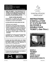 T&C C Serie Instructions D'installation