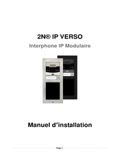 2N IP Verso Manuel D'installation